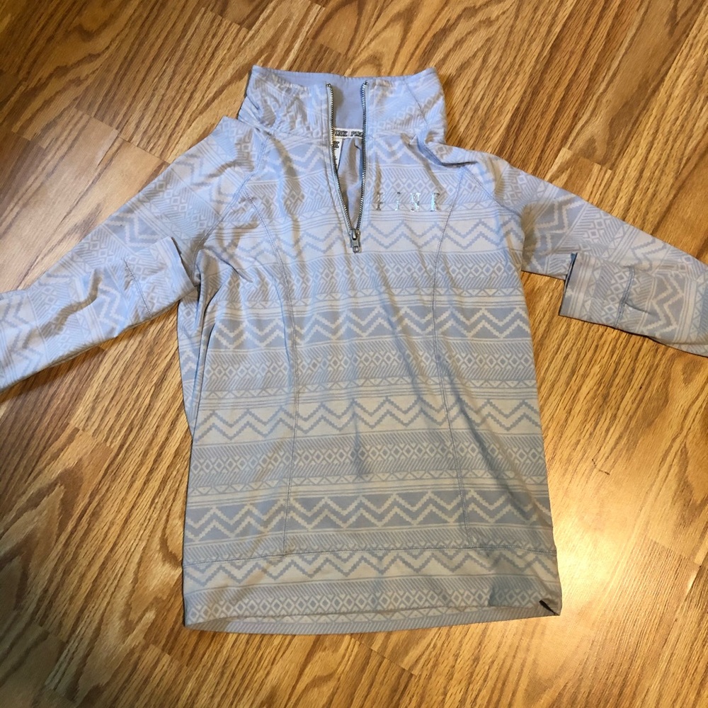 Pink Quarter Zip Sweatshirt